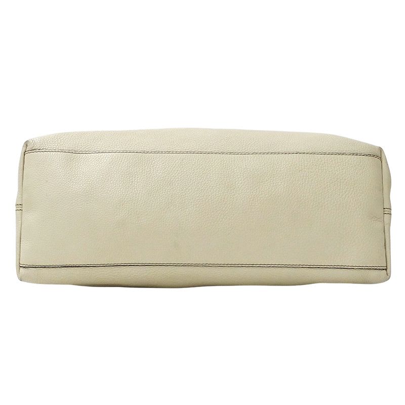 Gucci Bag Tote Soho Interlocking G Leather White