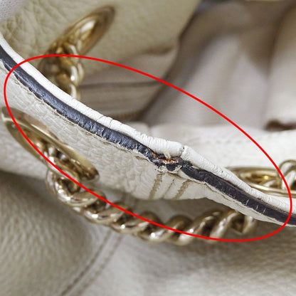 Gucci Bag Women's Brand Tote Bag Soho Interlocking G Leather White 308982