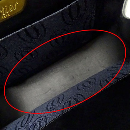 Cartier Bag Women's Brand Shoulder Bag Sapphire Leather Black Chain Shoulder