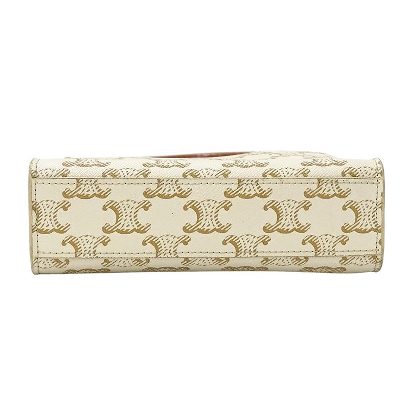 Celine Bag Ladies Brand Handbag Shoulder Bag 2way Triomphe Mini Vertical Cabas