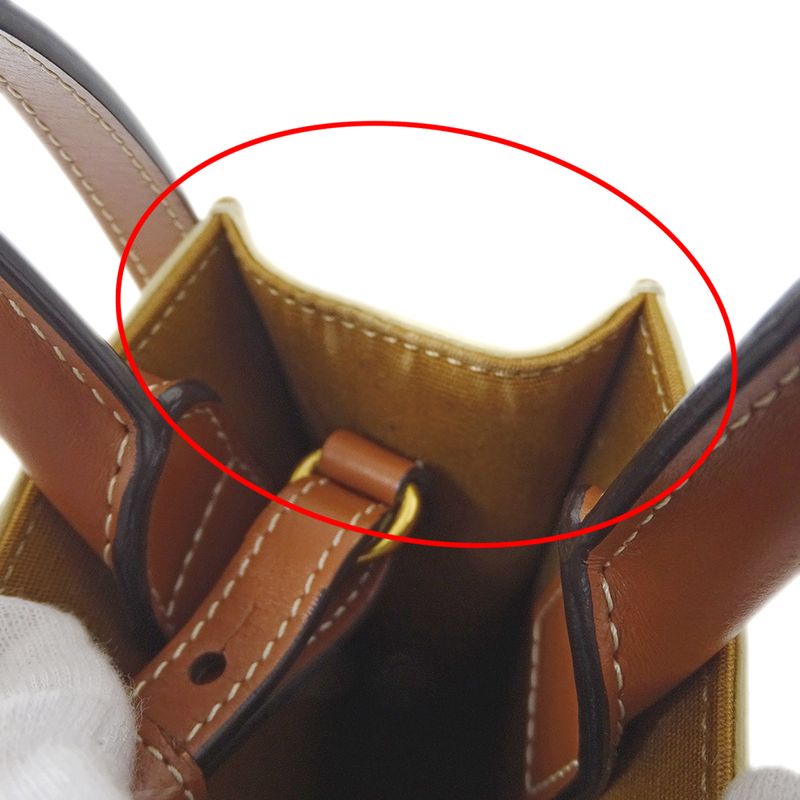 Celine Bag Ladies Brand Handbag Shoulder Bag 2way Triomphe Mini Vertical Cabas