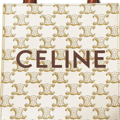 Celine Bag Ladies Brand Handbag Shoulder Bag 2way Triomphe Mini Vertical Cabas