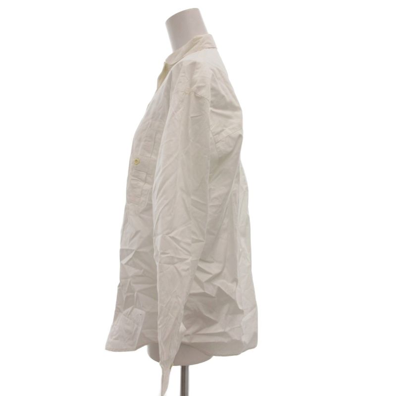 Christian Dior Sports Shirt Blouse Star Pattern Embroidery Long Sleeve M White