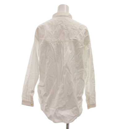 Christian Dior Sports Shirt Blouse Star Pattern Embroidery Long Sleeve M White