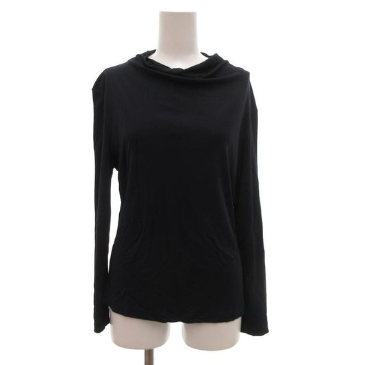 Celine Cut And Sew Long Sleeve Bottle Neck 40 Navy Blue JS • GY53