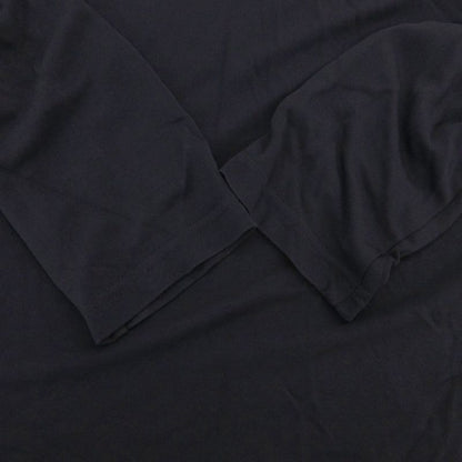 Celine Cut And Sew Long Sleeve Bottle Neck 40 Navy Blue JS • GY53