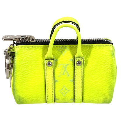 Louis Vuitton Key Holder Porto Cles ・mini Keepall M01048 Taiga Leather Yellow