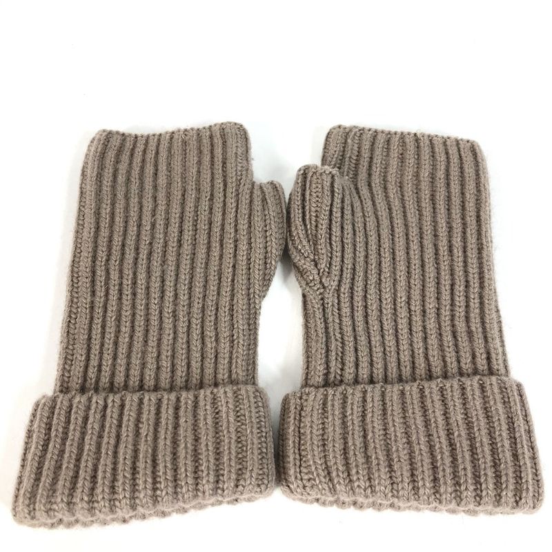 Hermes Gloves Philippa Fingerless Cashmere Gray