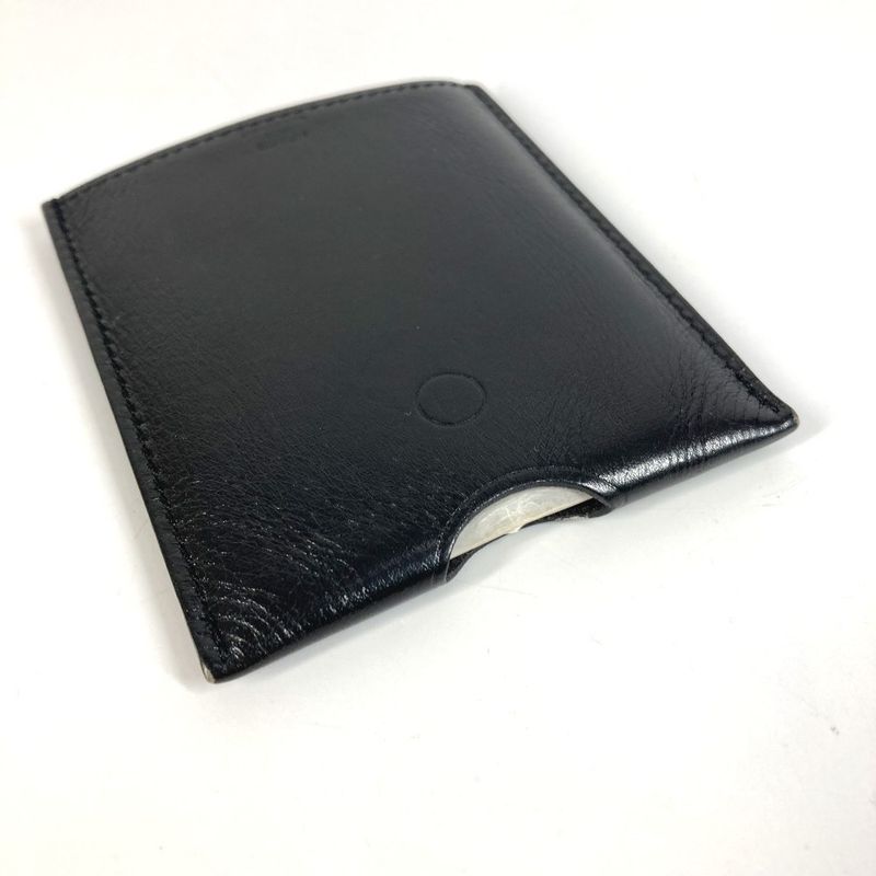 Hermes Miscellaneous Lamped Posh Card Light Leather Black