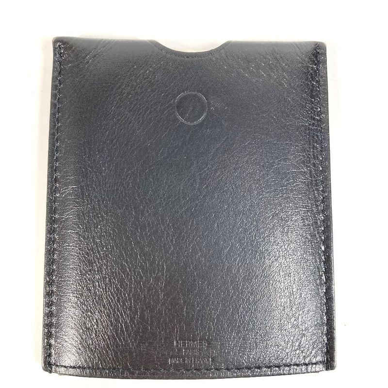 Hermes Miscellaneous Lamped Posh Card Light Leather Black