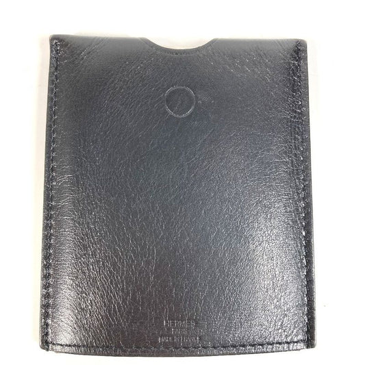 Hermes Miscellaneous Lamped Posh Card Light Leather Black