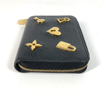 Louis Vuitton Coin Case Zippy Purse Epi Leather Noir Black
