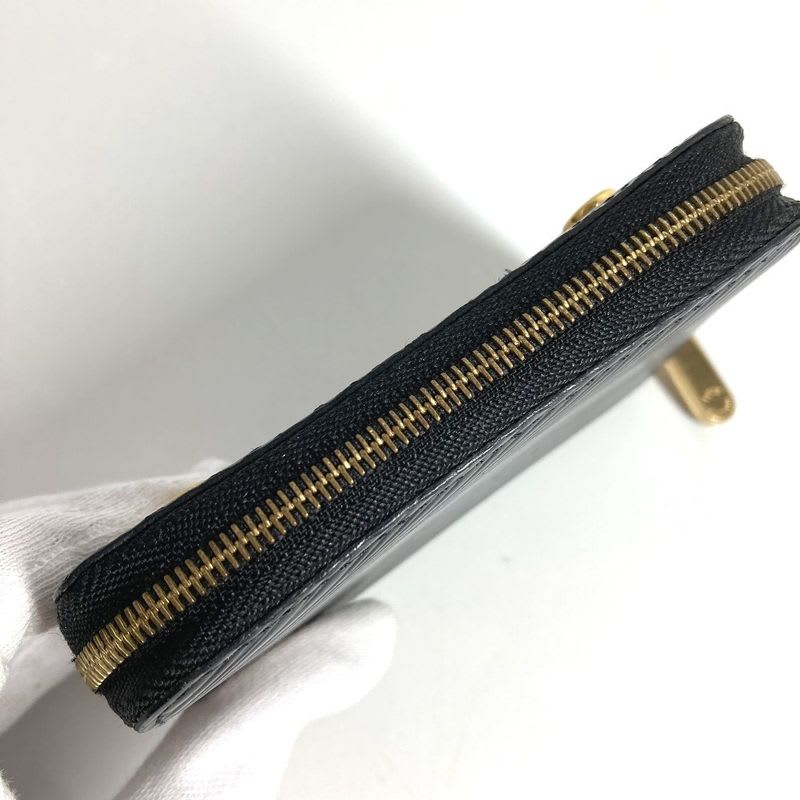 Louis Vuitton Coin Case Zippy Purse Epi Leather Noir Black