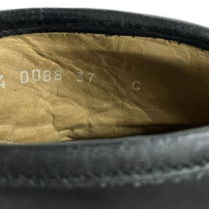 Gucci Short Boots 37 C Women's Horsebit Moccasin Boots 1040088 Black Size37