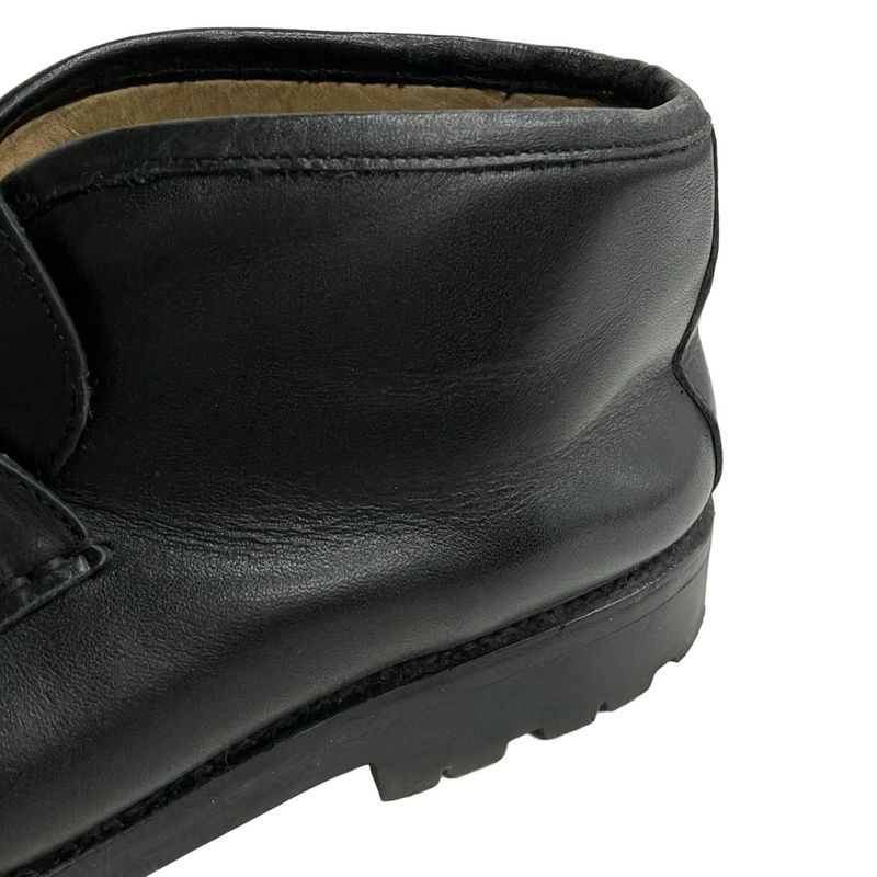 Gucci Short Boots 37 C Women's Horsebit Moccasin Boots 1040088 Black Size37