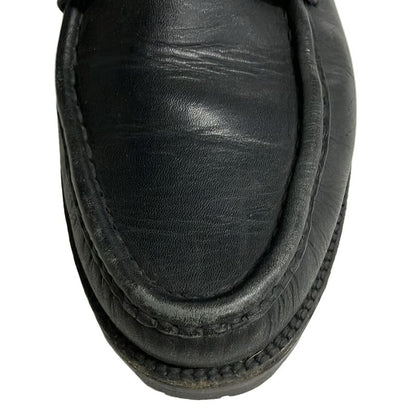 Gucci Short Boots 37 C Women's Horsebit Moccasin Boots 1040088 Black Size37