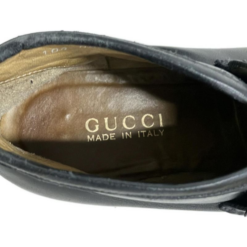 Gucci Short Boots 37 C Women's Horsebit Moccasin Boots 1040088 Black Size37