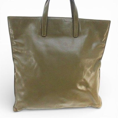 Loewe Tote Bag Handbag None Anagram Leather Khaki