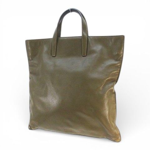 Loewe Tote Bag Handbag None Anagram Leather Khaki