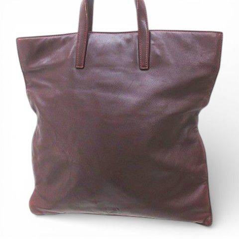 Loewe Tote Bag Handbag None Anagram Bordeaux Leather
