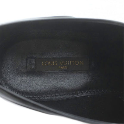 Louis Vuitton Metal Plate Cap Toe Business Shoes Dress Leather Shoes Leather