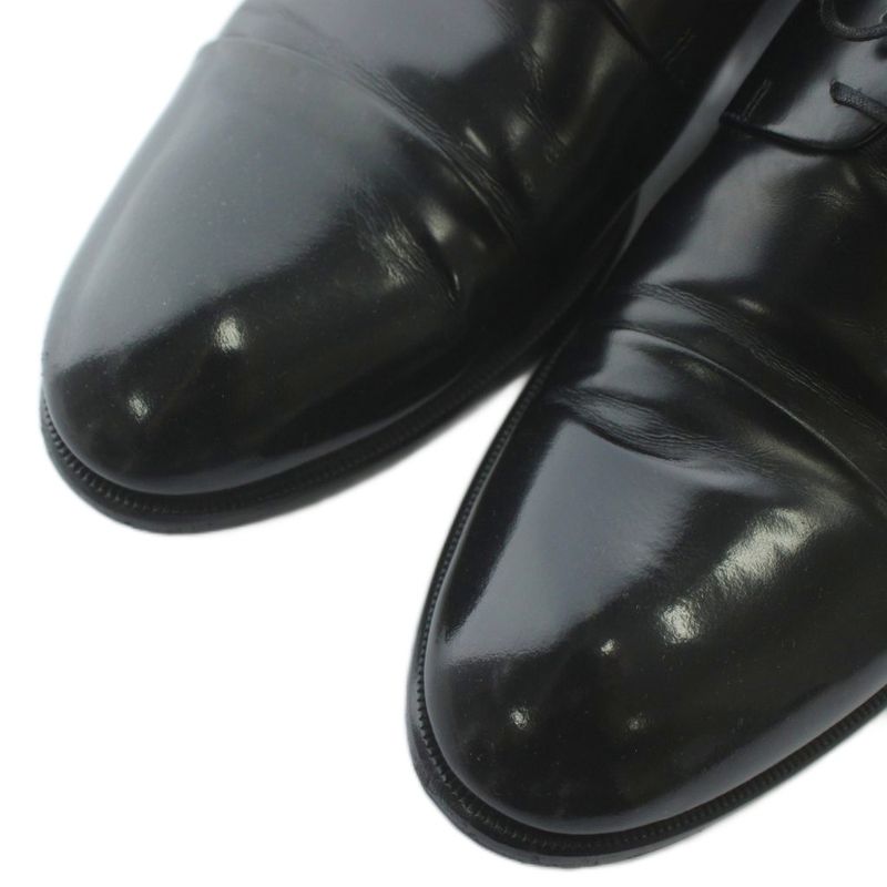 Louis Vuitton Metal Plate Cap Toe Business Shoes Dress Leather Shoes Leather