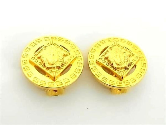 Gianni Versace Gianni Versace Earring Medusa Gold Metal Ladies