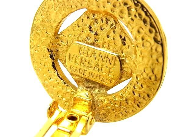 Gianni Versace Gianni Versace Earring Medusa Gold Metal Ladies