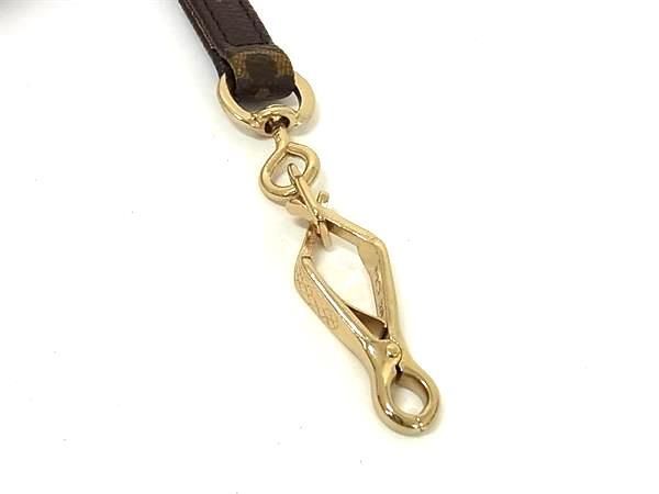 Louis Vuitton Dog Lead Monogram Less Baxter MM M58056 Brown PVC Leather Unisex