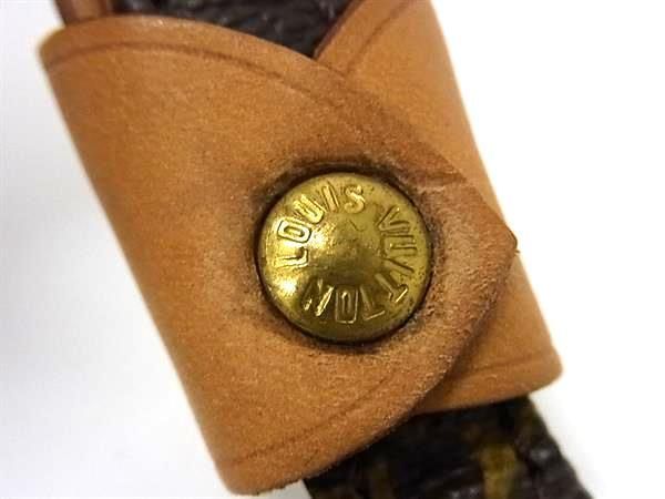 Louis Vuitton Dog Lead Monogram Less Baxter MM M58056 Brown PVC Leather Unisex