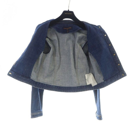 Louis Vuitton Denim Jacket Rw212w XII Flja33 Long Sleeve Single Gold Hardware