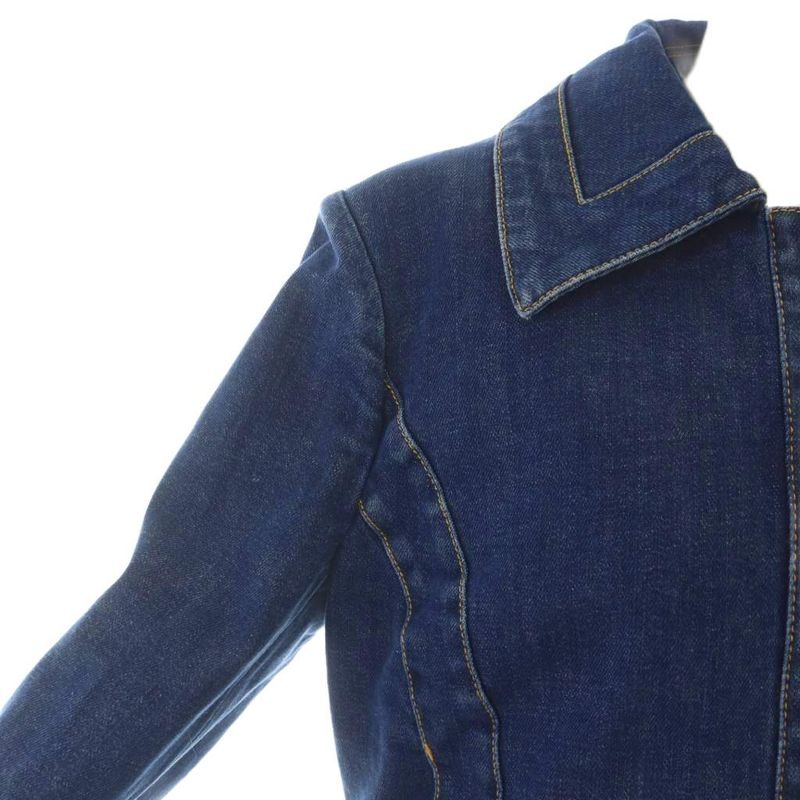 Louis Vuitton Denim Jacket Rw212w XII Flja33 Long Sleeve Single Gold Hardware