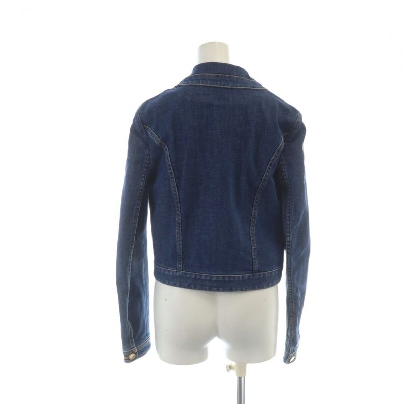 Louis Vuitton Denim Jacket Rw212w XII Flja33 Long Sleeve Single Gold Hardware