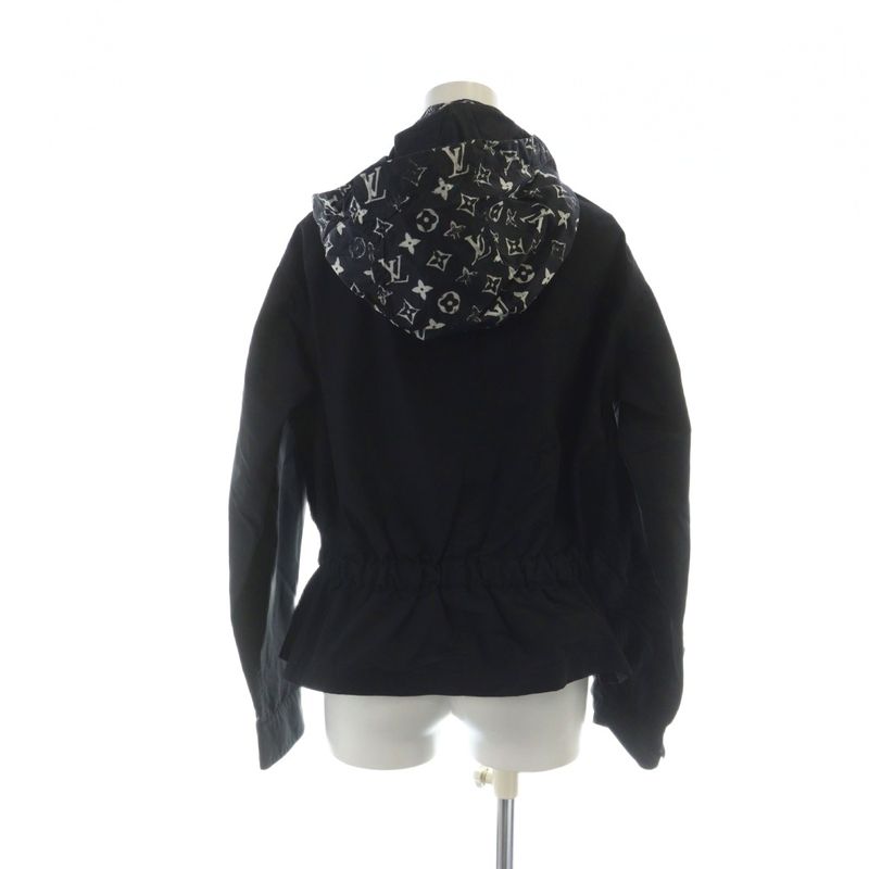 Louis Vuitton Nylon Parka Fi0w26fbp Blouson Monogram Long Sleeve Zip Up Logo