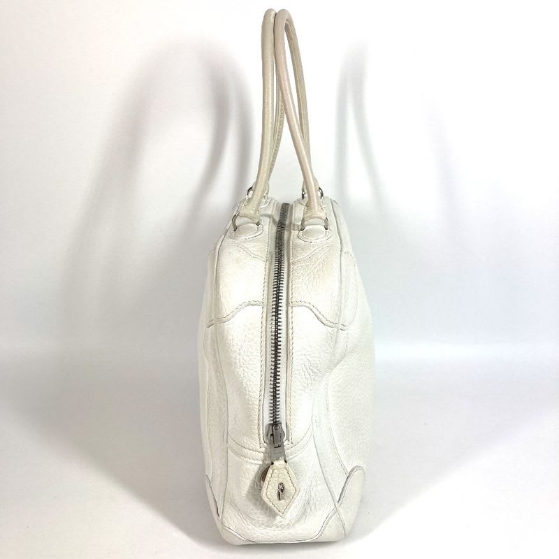 Hermes Handbag Omnibus PM Leather White
