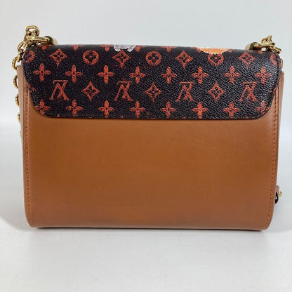 Louis Vuitton Shoulder Bag Sac Twist MM Monogram Canvas Brown