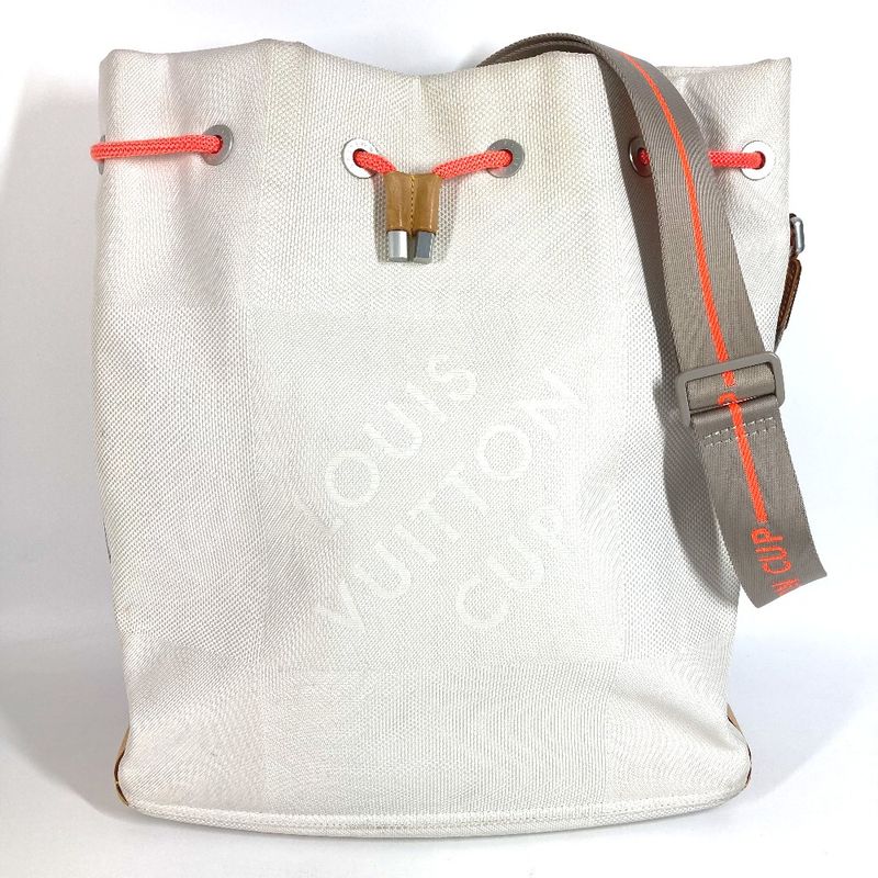 Louis Vuitton Shoulder Bag Volunteer Drawstring Bag M80634 Damier Geant Canvas