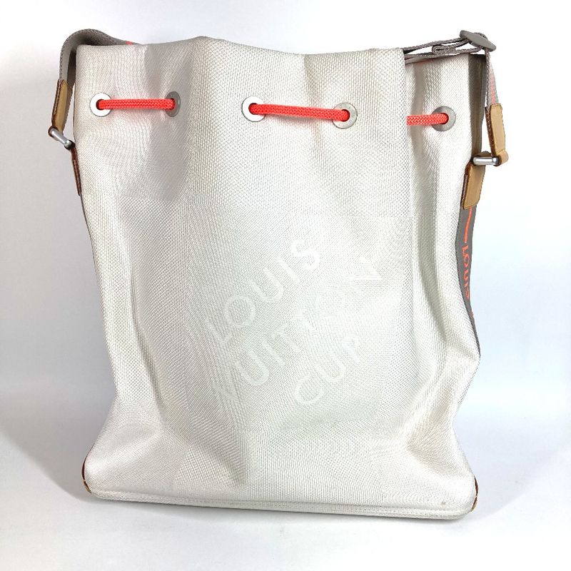 Louis Vuitton Shoulder Bag Volunteer Drawstring Bag M80634 Damier Geant Canvas
