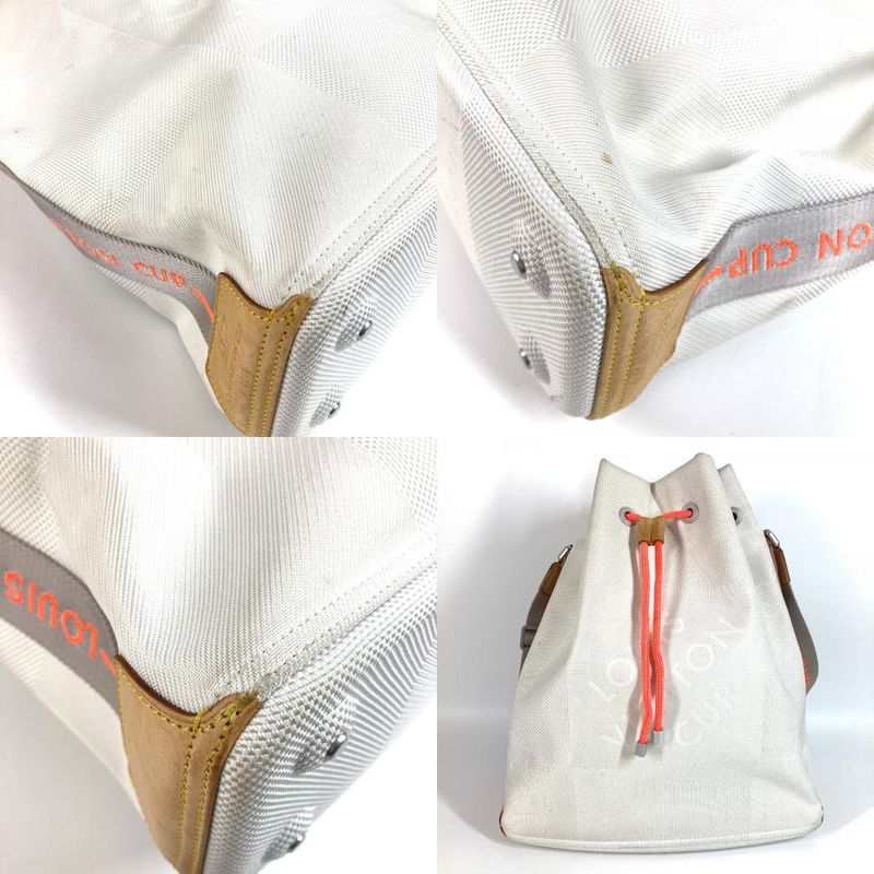 Louis Vuitton Shoulder Bag Volunteer Drawstring Bag M80634 Damier Geant Canvas