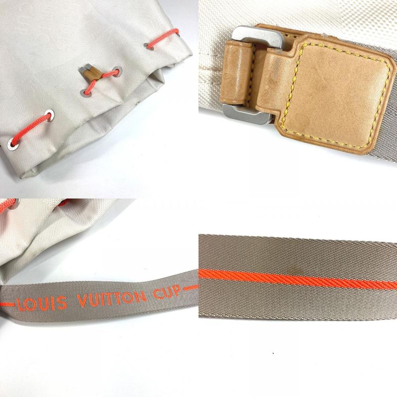 Louis Vuitton Shoulder Bag Volunteer Drawstring Bag M80634 Damier Geant Canvas