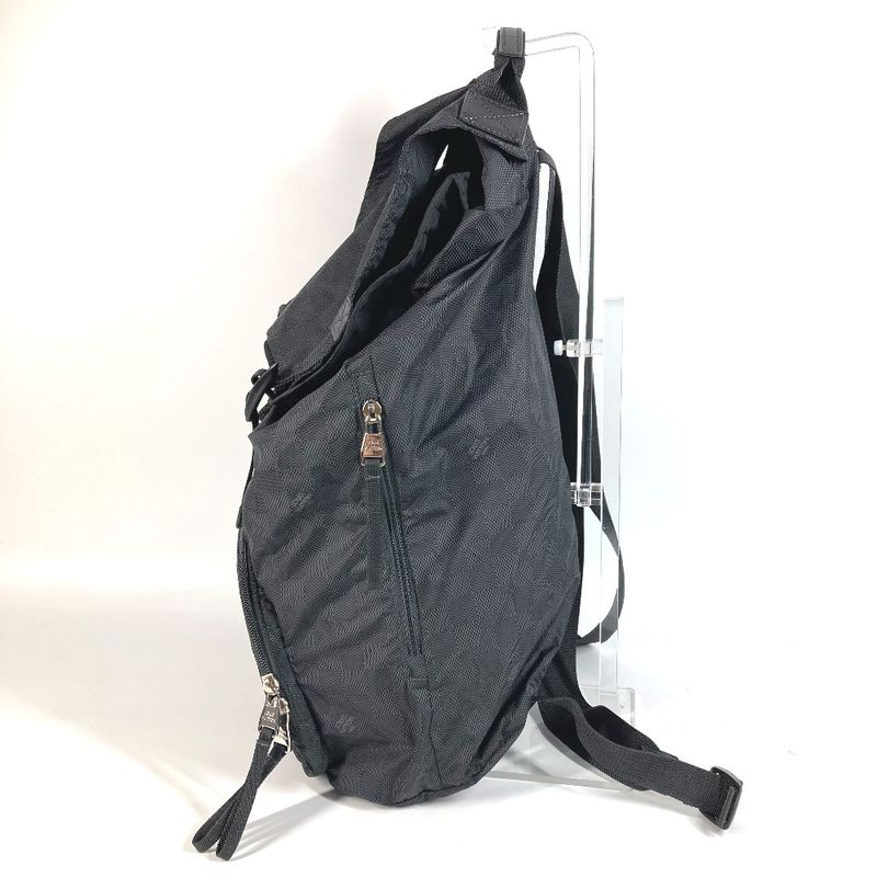 Louis Vuitton Backpack Sac Light Pack Galaxy N41189 Leather Nylon Black