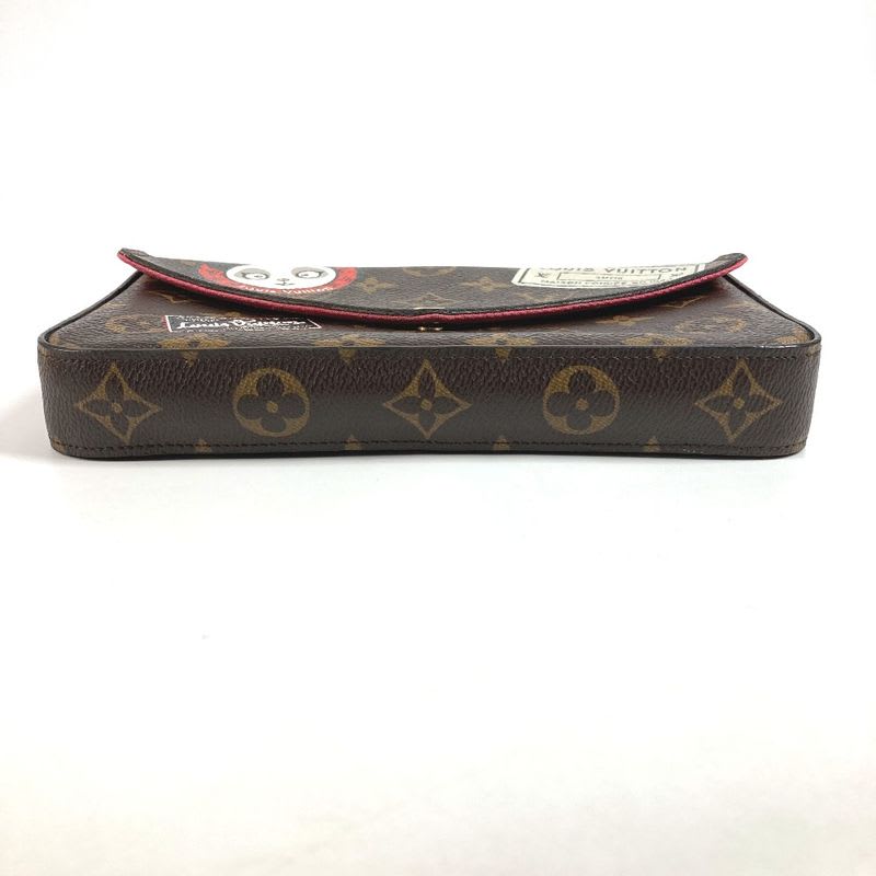 Louis Vuitton Shoulder Bag Pochette Felicie Monogram Canvas Brown