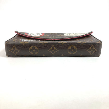 Louis Vuitton Shoulder Bag Pochette Felicie Monogram Canvas Brown