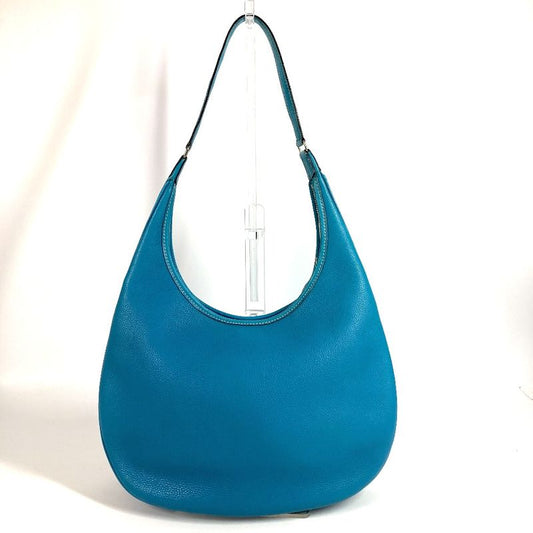 Hermes Shoulder Bag Gao Leather Blue Jean Blue