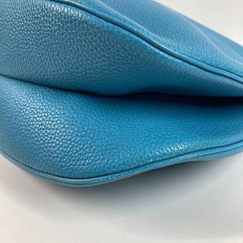 Hermes Shoulder Bag Gao Leather Blue Jean Blue