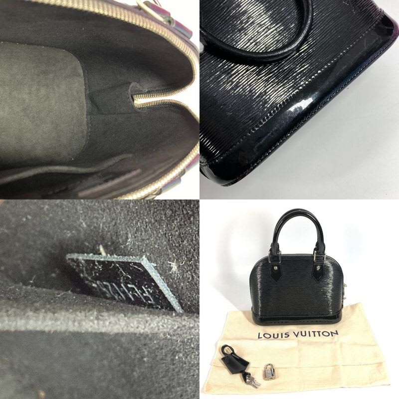 Louis Vuitton Handbag Alma BB M4031 N Epi Electric Cles Ther Noir Black