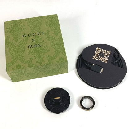 Gucci Ring ・ring Smart Ring Interlocking G Titanium Black