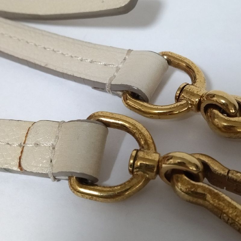 Louis Vuitton Shoulder Strap Empreinte White Adjustable