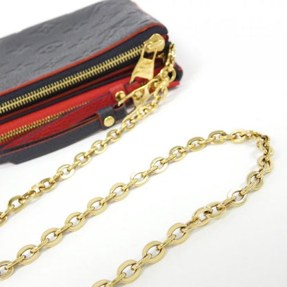 Louis Vuitton Monogram Empreinte Pochette Double Zip Shoulder Bag