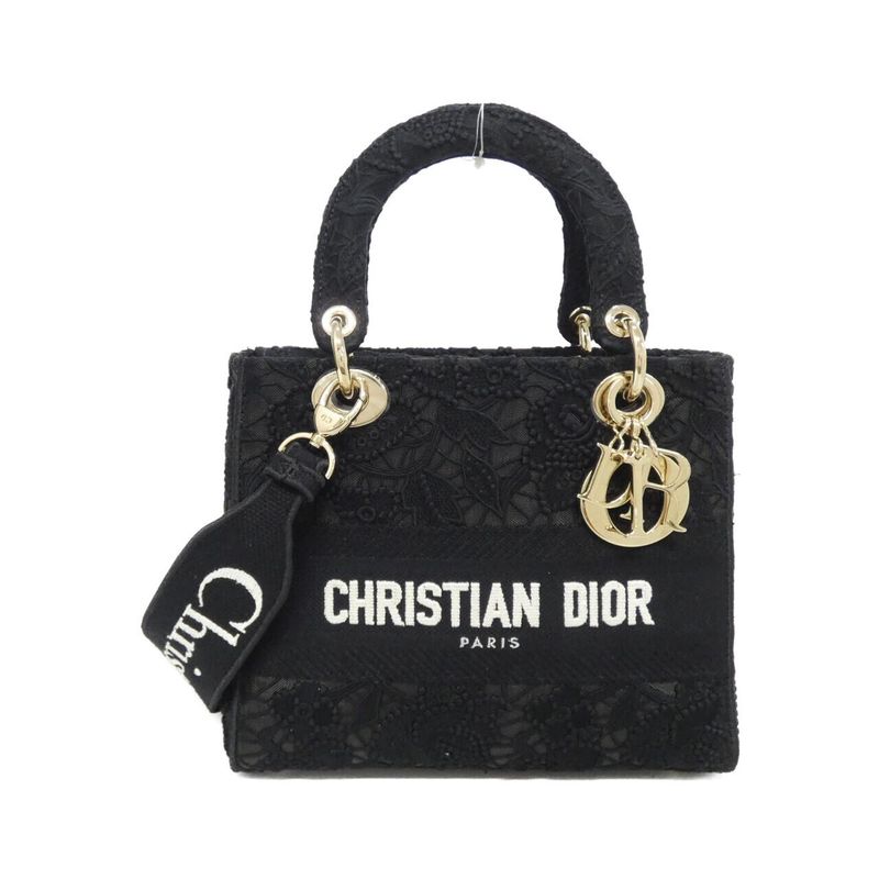 Christian Dior D-lace Lady D-light Medium M0565osel Bag